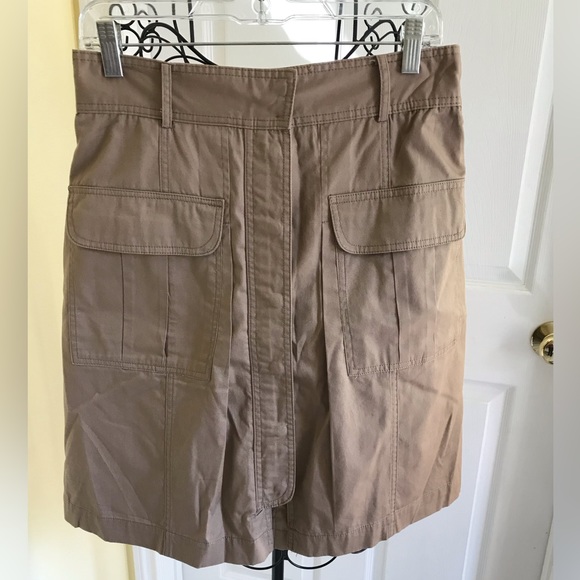 Plenty by Tracy Reese Dresses & Skirts - Plenty By Tracy Reese Women Brown Casual Skirt No Belt Khaki Style Cotton Size 8